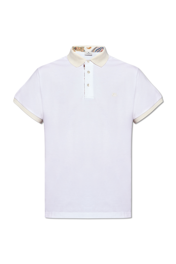 Etro Cotton polo shirt with logo