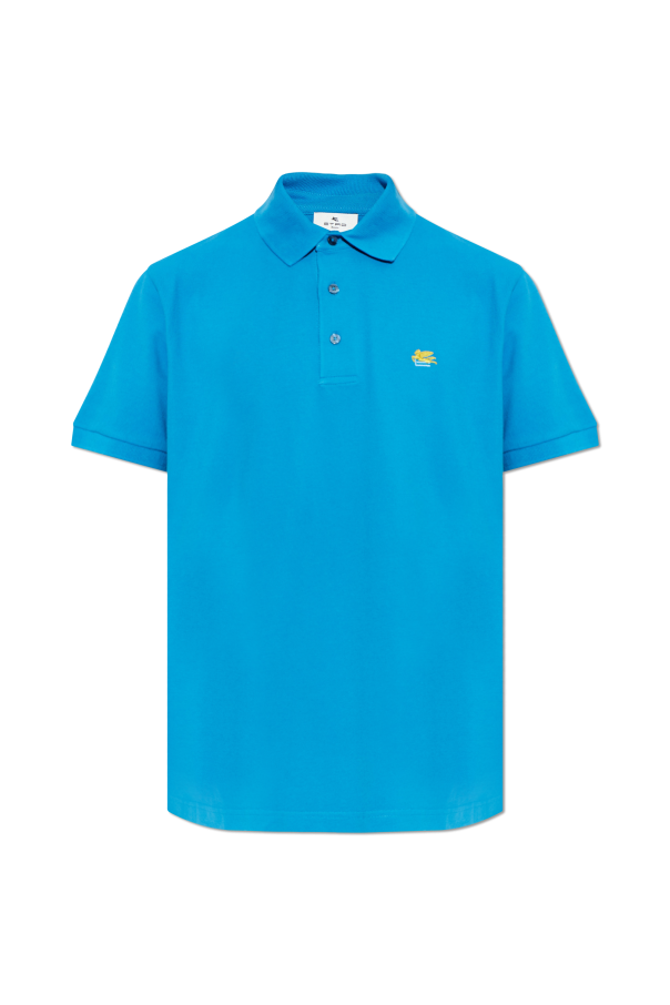 Etro Polo com logótipo bordado