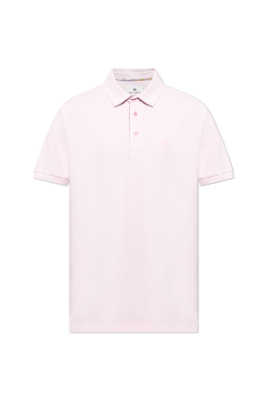 Polo with embroidered logo od Etro