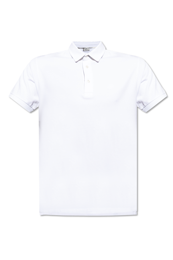 Polo with embroidered logo od Etro
