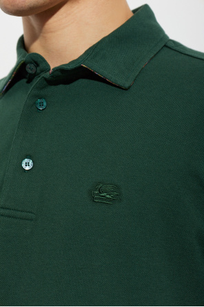 Etro Cotton polo shirt with embroidered logo