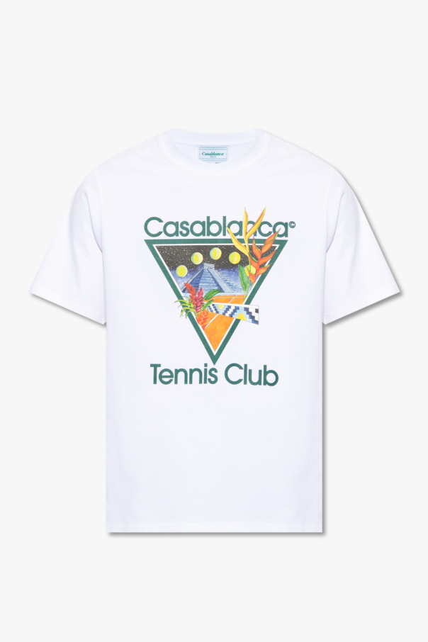 Casablanca T-shirt Basic W S S Nelson T-Shirt Basic I029647 CRYSTAL