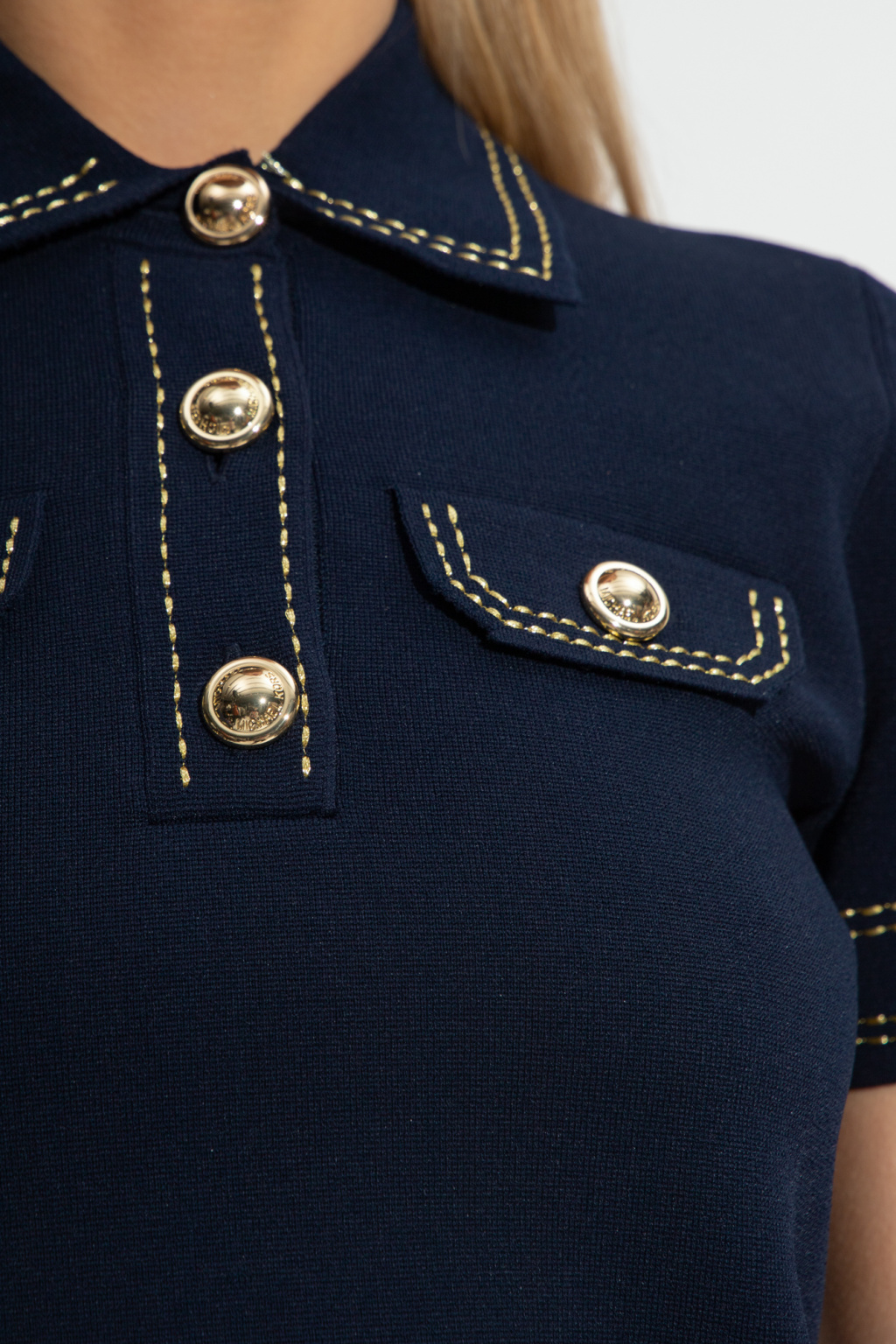 Michael Michael Kors Polo shirt with decorative stitching