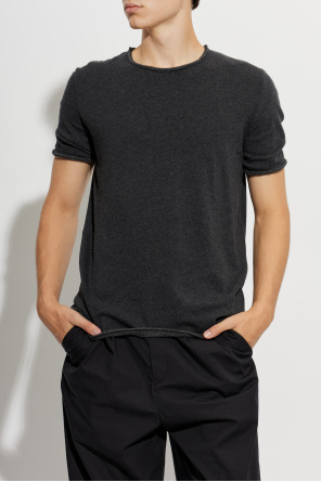 American Vintage T-shirt com acabamento cru