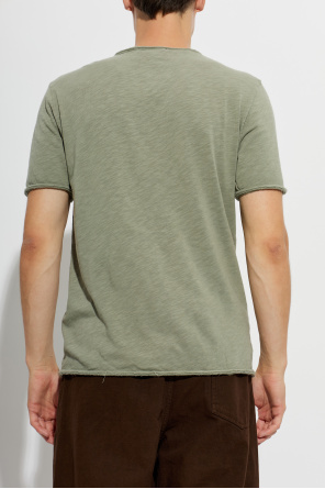 American Vintage T-Shirt mit rohem Saum