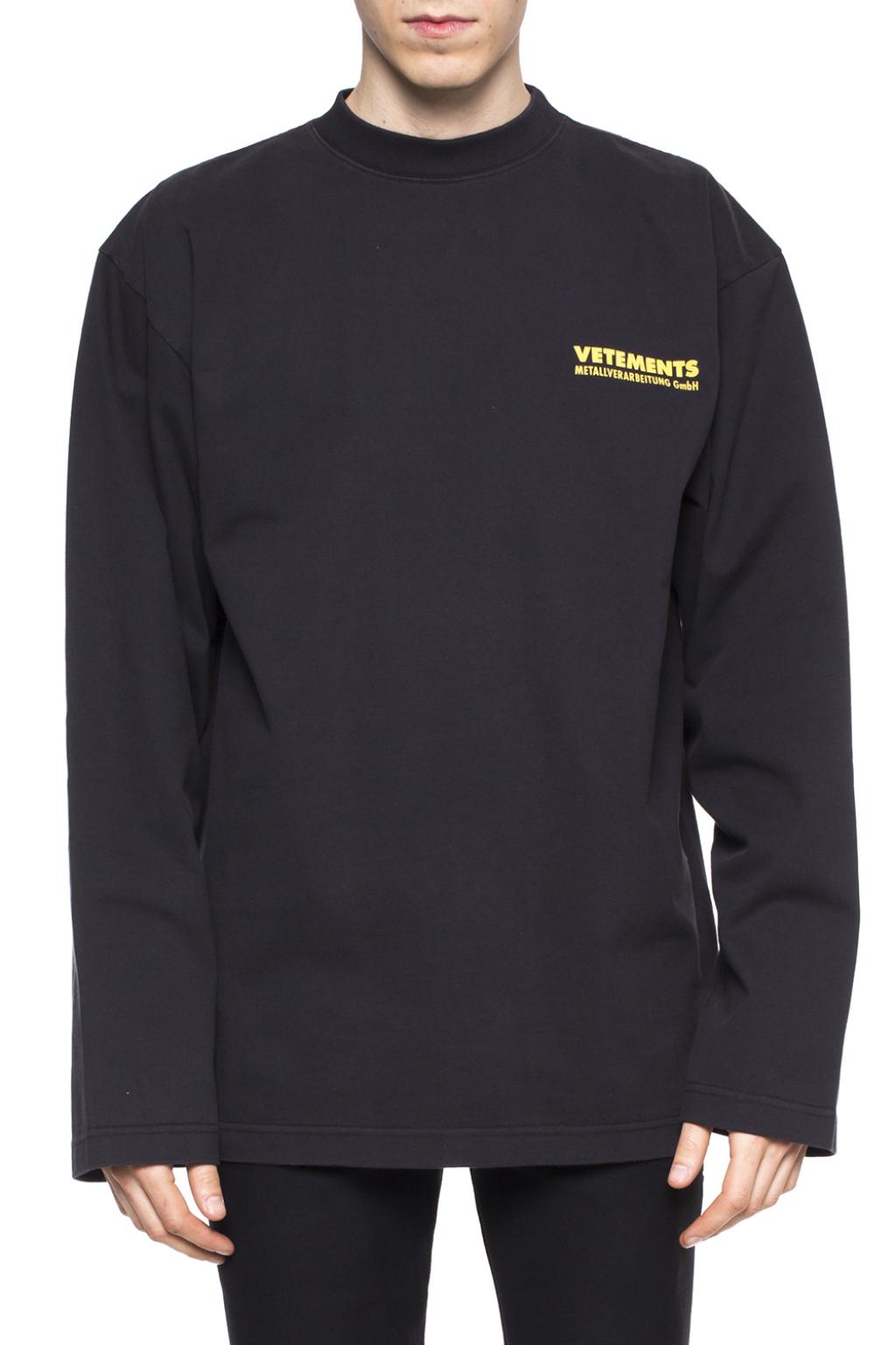 VETEMENTS Sweatshirt with printed logo | Men's | Vitkac
