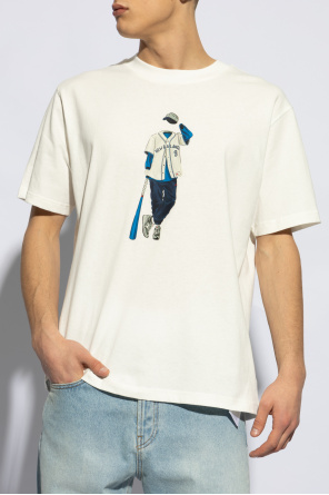 New Balance Bawełniany t-shirt
