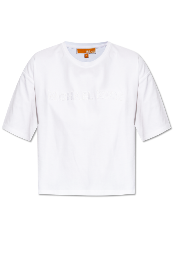 Loose-fit T-shirt with embroidered logo od Michael Michael Kors
