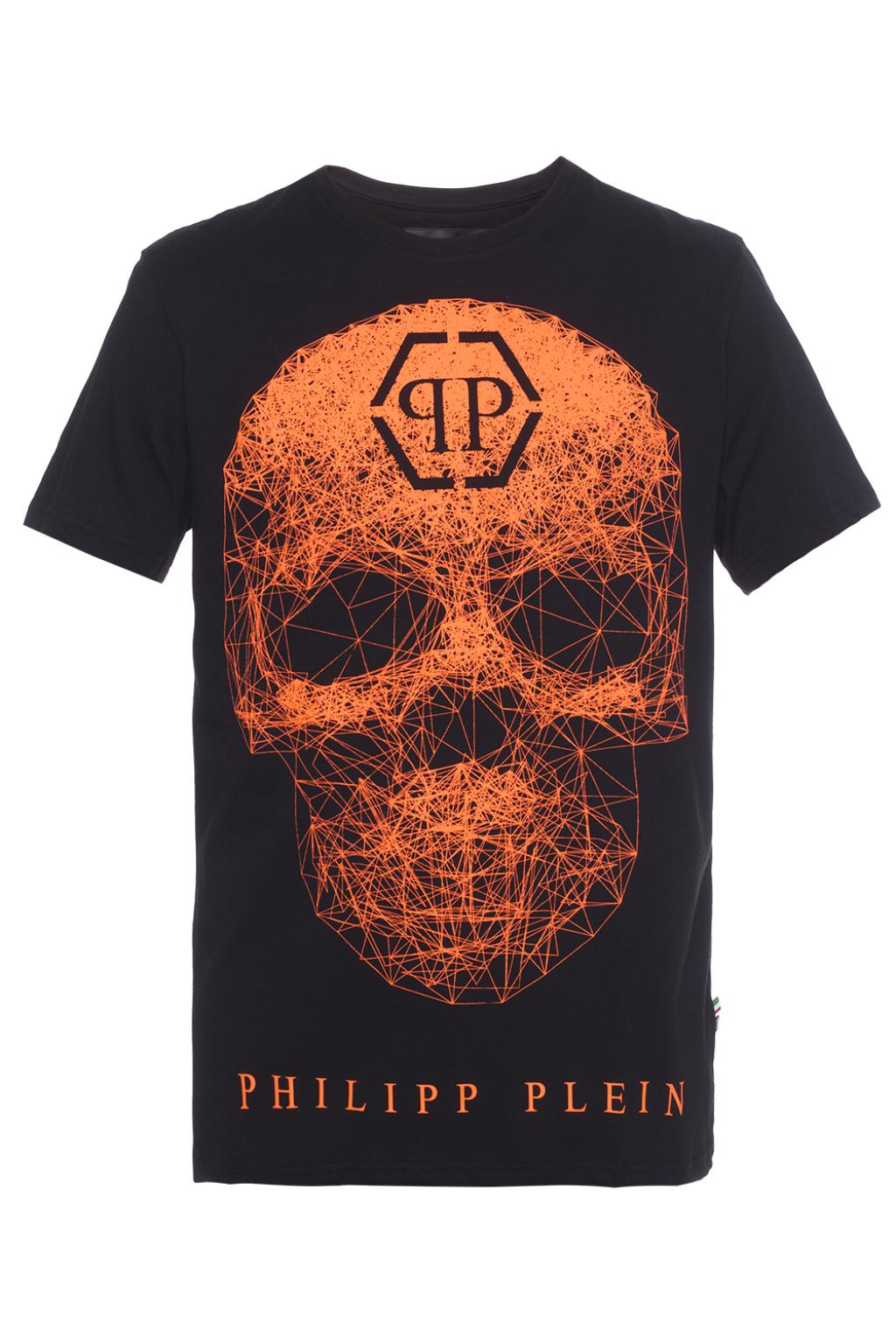 philipp plein orange skull