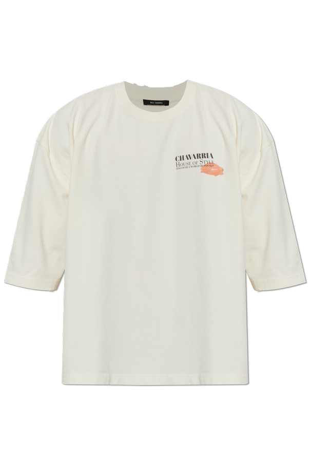 Cotton t-shirt ‘Total Transformation Buffalo’ od Willy Chavarria