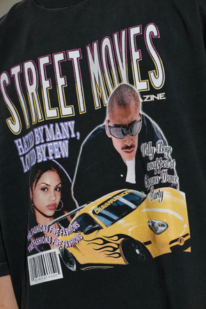 Willy Chavarria Bawełniany t-shirt ‘Street Moves Buffalo’