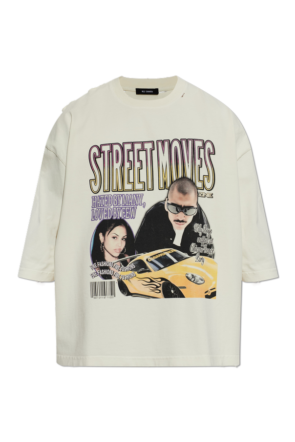 Cotton t-shirt ‘Street Moves Buffalo’ od Willy Chavarria