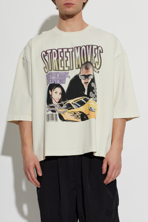 Willy Chavarria Bawełniany t-shirt ‘Street Moves Buffalo’