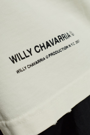 Willy Chavarria Bawełniany t-shirt ‘Street Moves Buffalo’