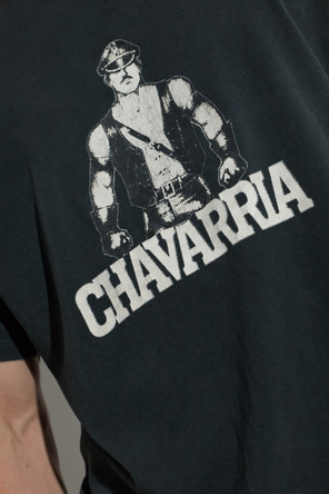 Willy Chavarria Bawełniany t-shirt ‘Leather Daddy Easy’