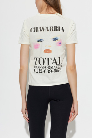 Willy Chavarria Cotton T-shirt ‘‘Total Transformation Ringe’’