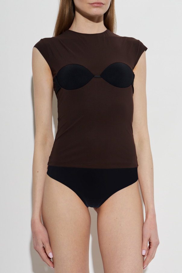MM6 Maison Margiela Top with padded cups