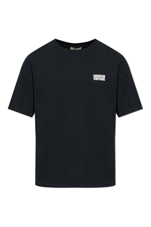 T-shirt z nadrukowanym logo od American Vintage