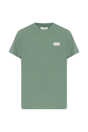 T-shirt with printed logo