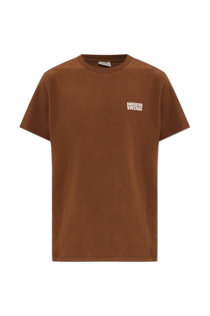 T-shirt with printed logo