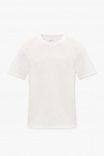 HUGO Bodywear Set van 2 T-shirts in kaki en wit