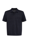 Polo Ralph Lauren collarless long-sleeve shirt Blau