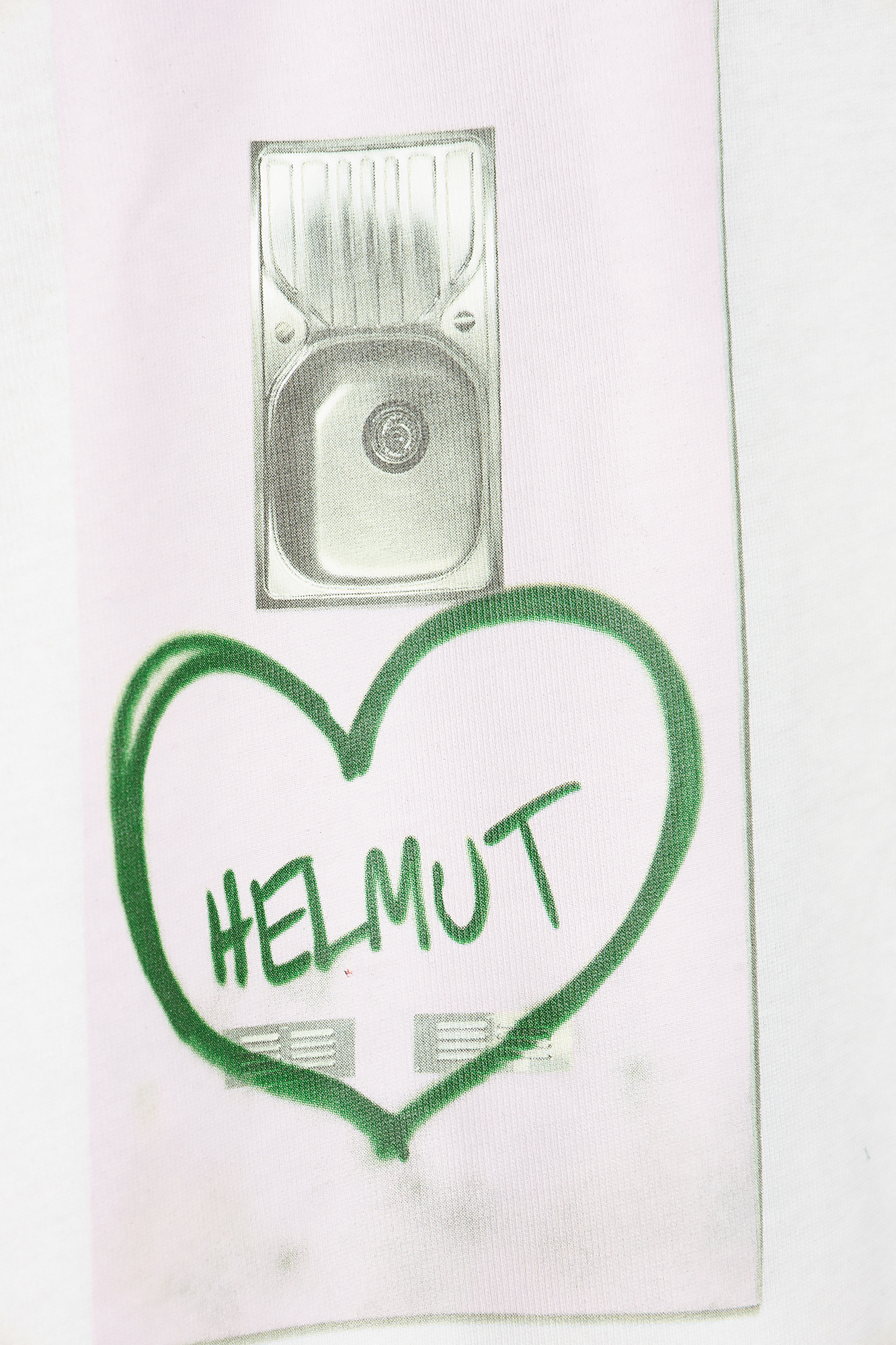 Helmut Lang T-shirt graphic-print z nadrukiem
