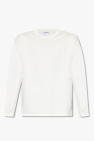 Love Moschino sweatshirt i hvid med leopardhjerte