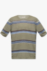 Reebok Classics striped revere collar shirt co-ord in beige