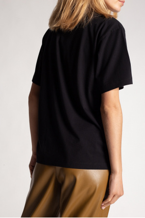 Nanushka T-shirt zip-pockets z logo ‘Rece’