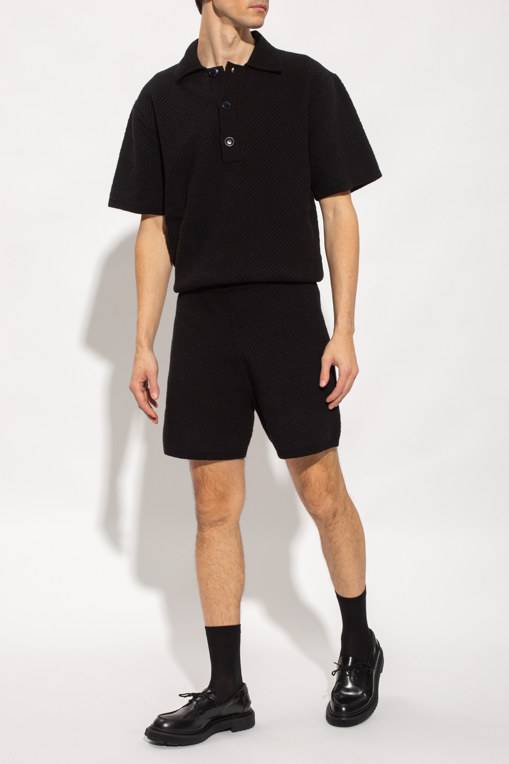 oversized polo outfit for men