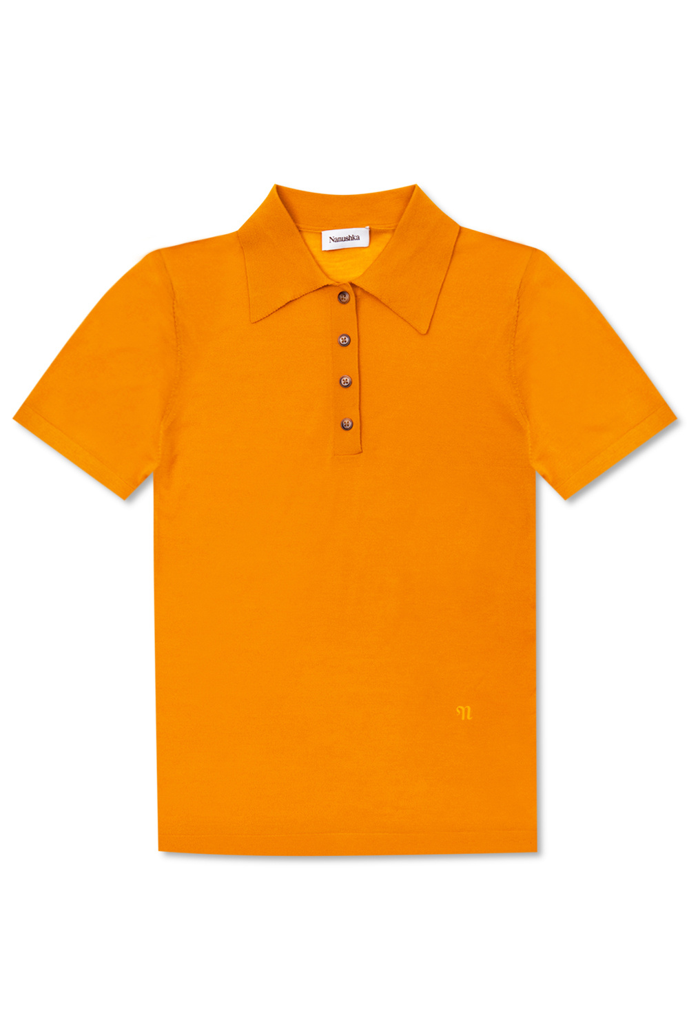 Nanushka ‘Hatti’ wool polo shirt