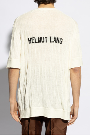 Helmut Lang Sweter z krótkimi rękawami