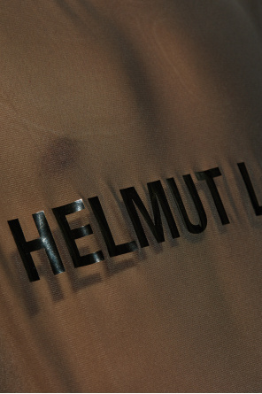 Helmut Lang Transparent T-shirt with Logo