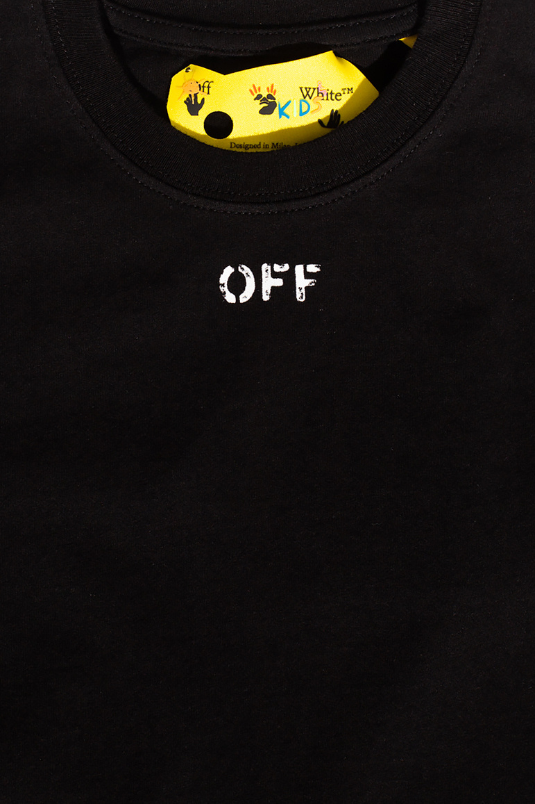 Off-White Kids logo-print short-sleeved t-shirt