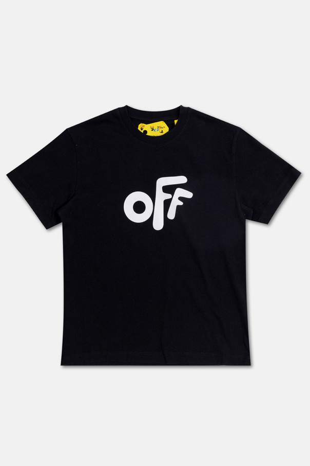Off-White Kids Favourites Angel & Rocket Grey Captain America T-Shirt Inactive