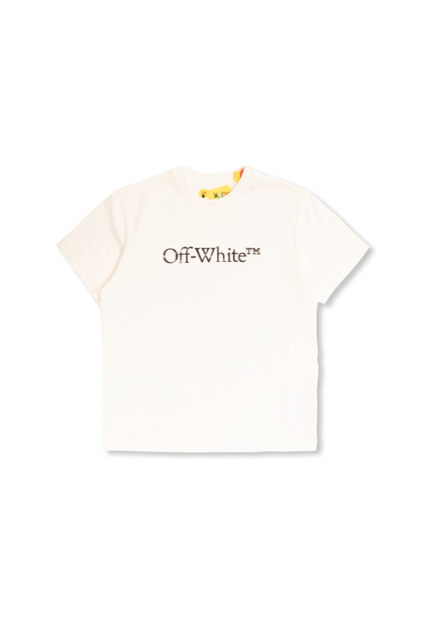 Off-White Kids Vans Desert Pack Easy Box Erkek Siyah T-Shirt