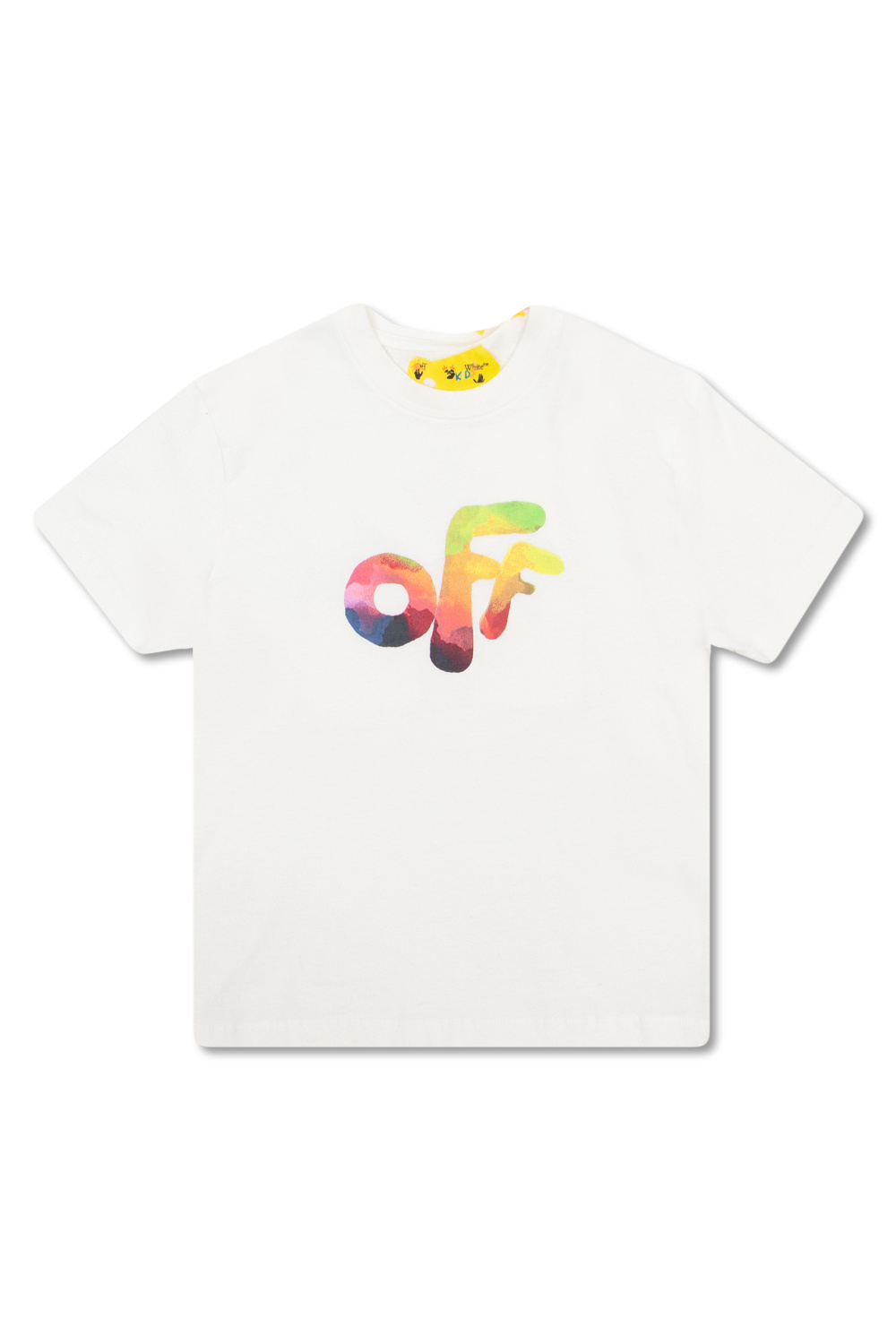 Off-White Kids logo-print T-shirt - Black