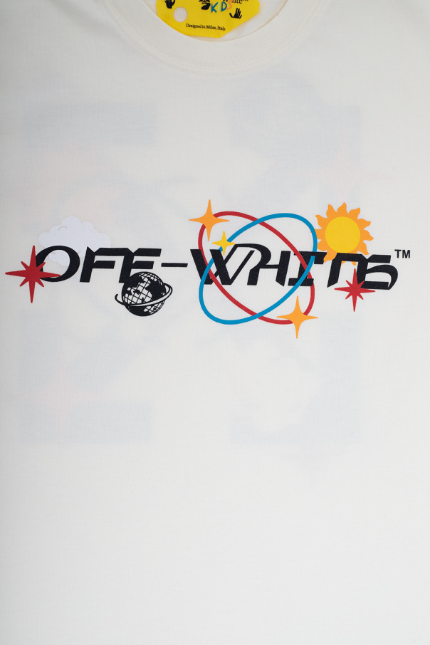 Off-White Kids T-shirts manches courtes Indian Blue Jeans