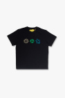 BOSS Kidswear palm tree-print cotton T-shirt