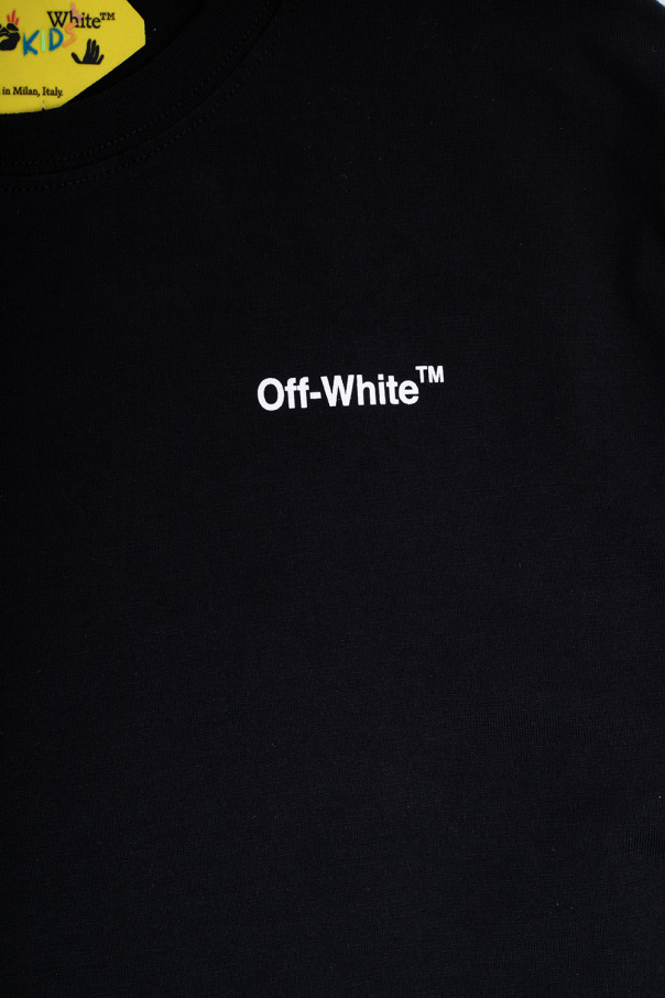 Off-White Kids gucci white logo polo shirt
