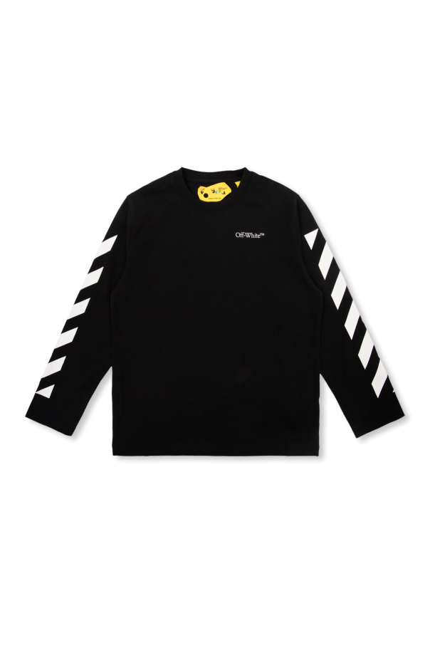 T-shirt with long sleeves od Off-White Kids