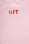 Off-White Kids CHOCOOLATE slogan-the short-sleeve shirt Braun