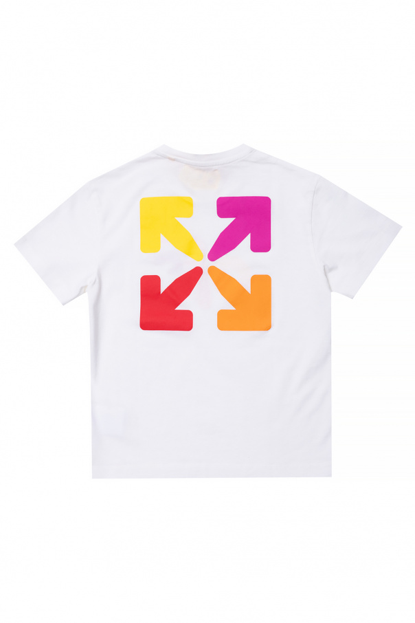 Off-White Kids MSGM Kids TEEN logo-print hem T-shirt
