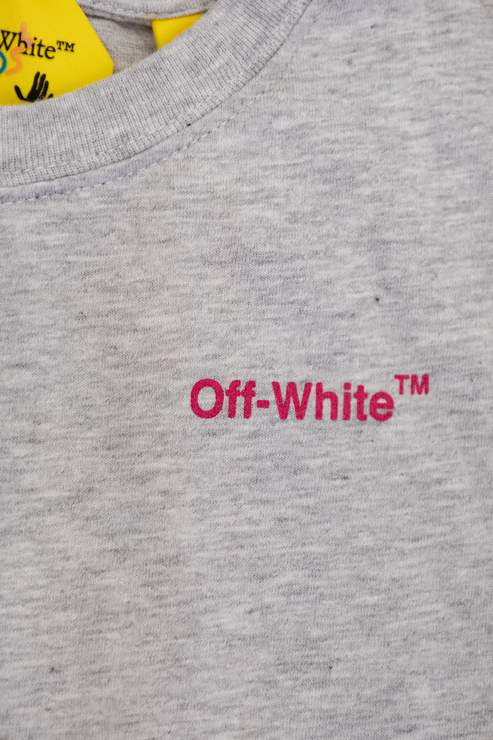 Off-White Kids T-shirt Lincoln Baseball In Cotone
