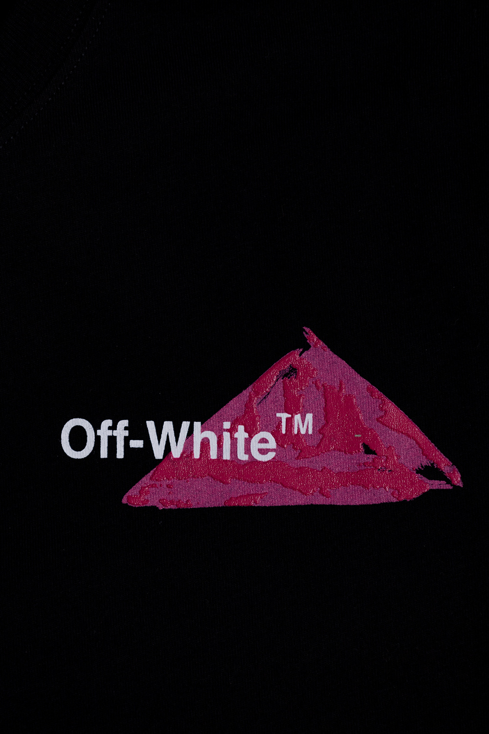 Off-White Kids Maison Kitsuné Sweatshirt mit Logo Schwarz