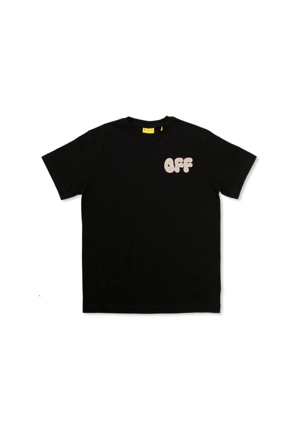 Off-White Kids T-shirt with printed logo