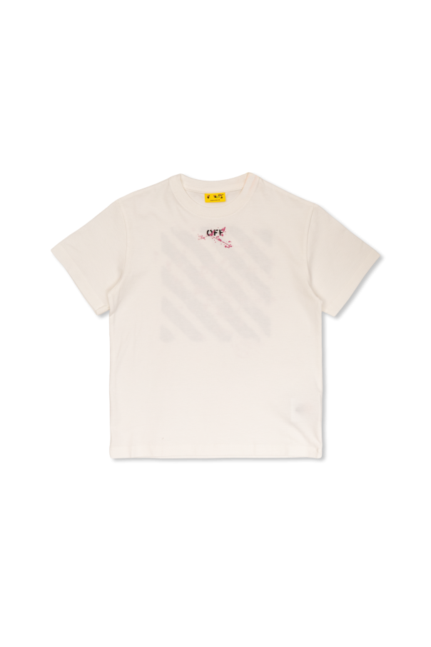 T-shirt with logo, zdjęcie 1 T-shirt with logo od Off-White Kids