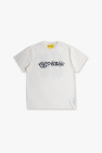 T-Shirt mit Pilz-Print Weiß
