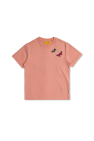 Off-White Kids PINK T-shirt with colorful print